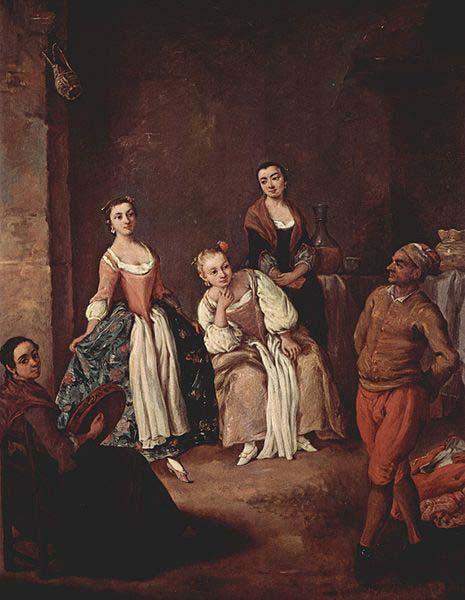 Pietro Longhi Die Furlana oil painting picture